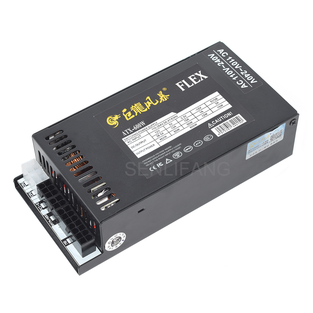 Nova fonte de alimentação para - Flex Atx Power Supply 600W 1U avaliação e preço